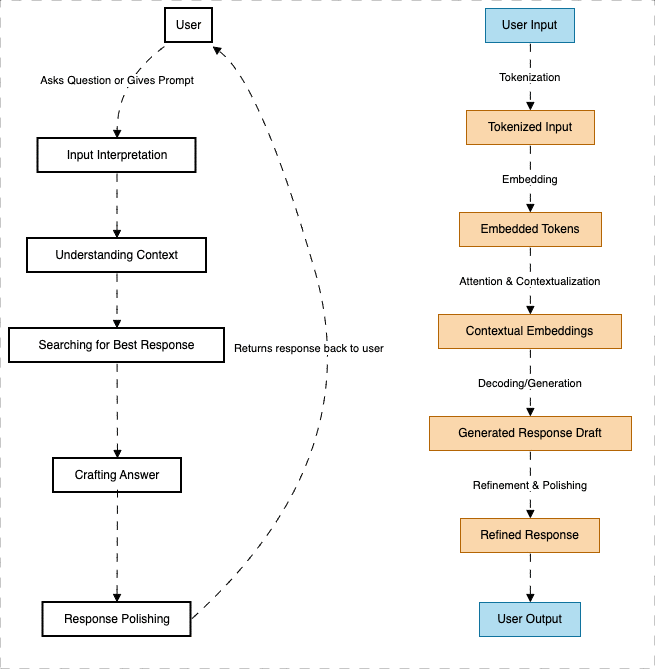 Large Language Model visual explanation